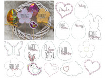 Stickserie ITH - Blumenstecker Frühling